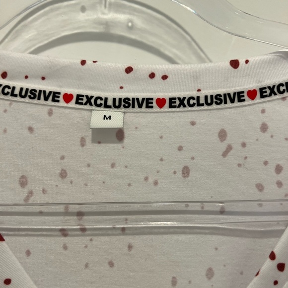 Festive Red and White Long Sleeve Shirt - Picture 7 of 11